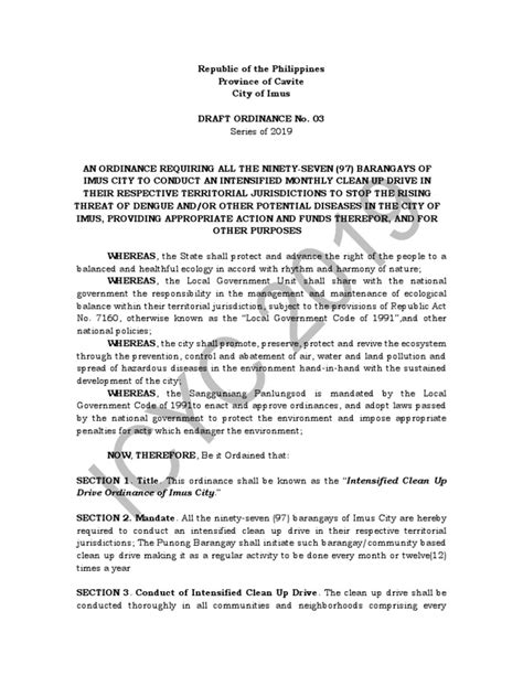 An Ordinance Requiring All The Ninety.